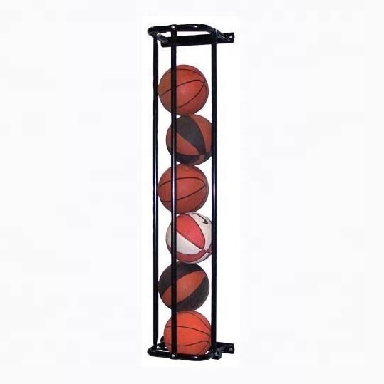 Vertical Basket Ball Wall Storage Rack Hold 6 or 12 Balls Wall mount sport display racks