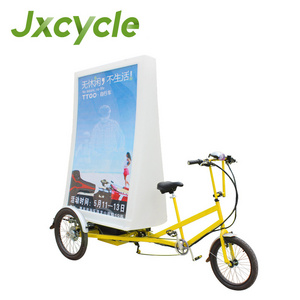 Led advertising bike street advertising tricycle bicycle for advertisement