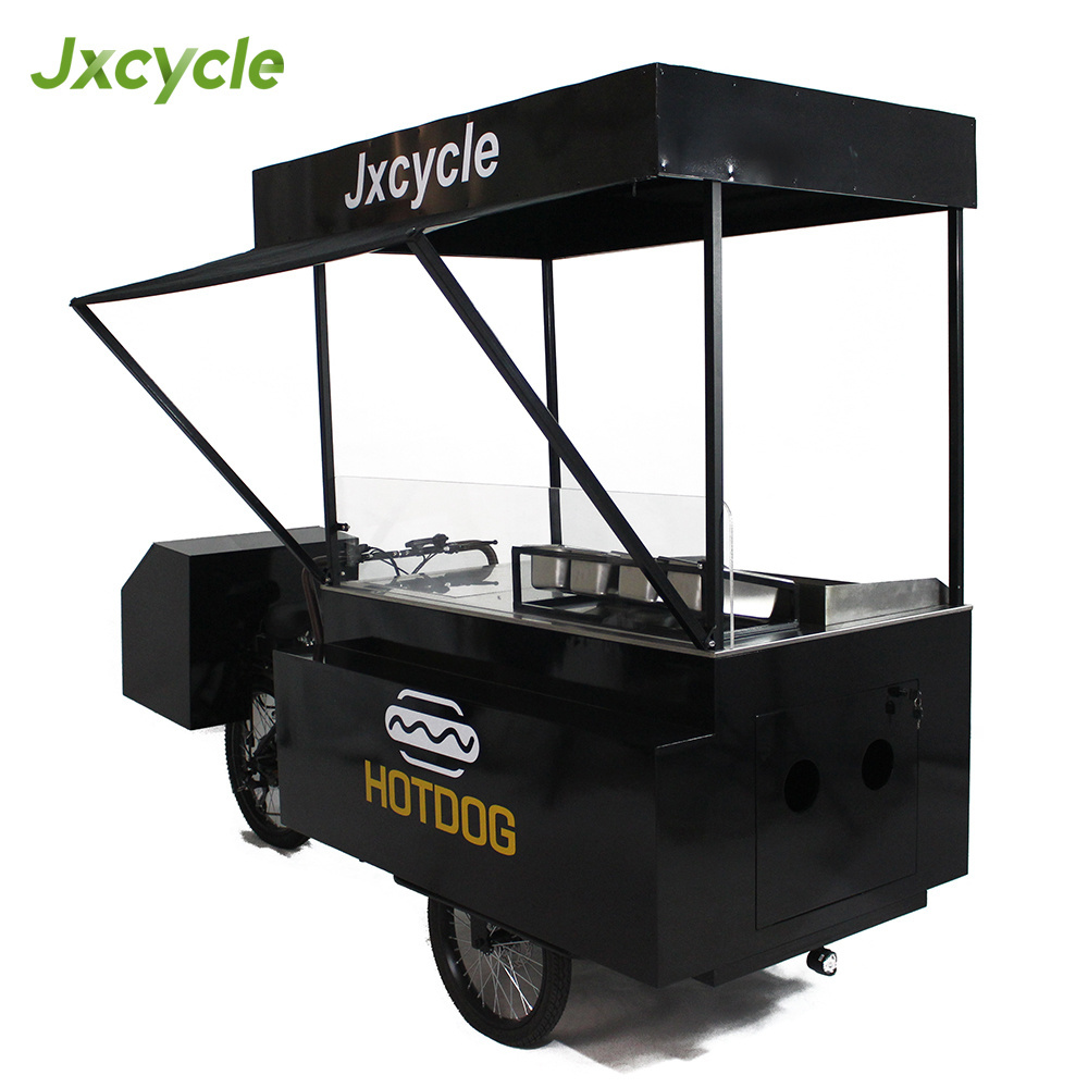 street mobile hot dog bike hot dog cart for sale