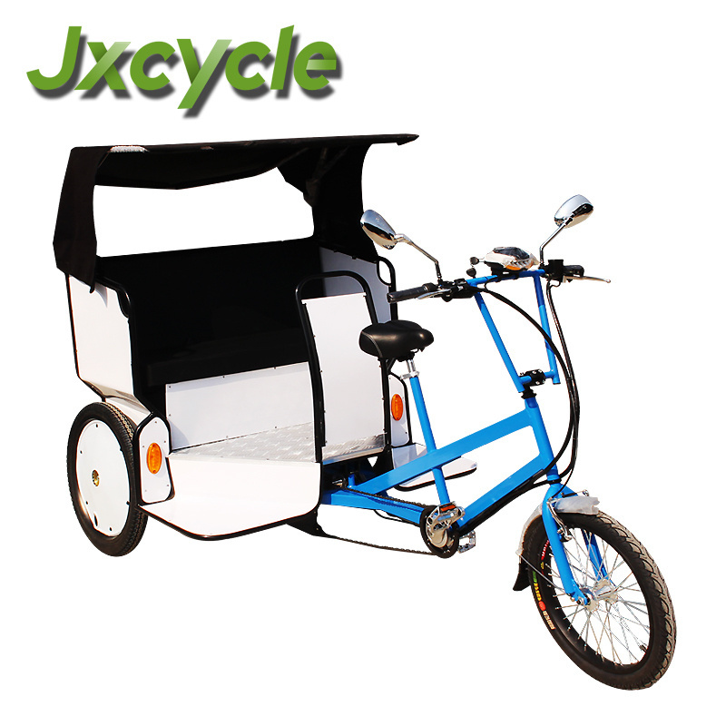 pedicab rickshaw electric 3 wheel taxi bike for passengers