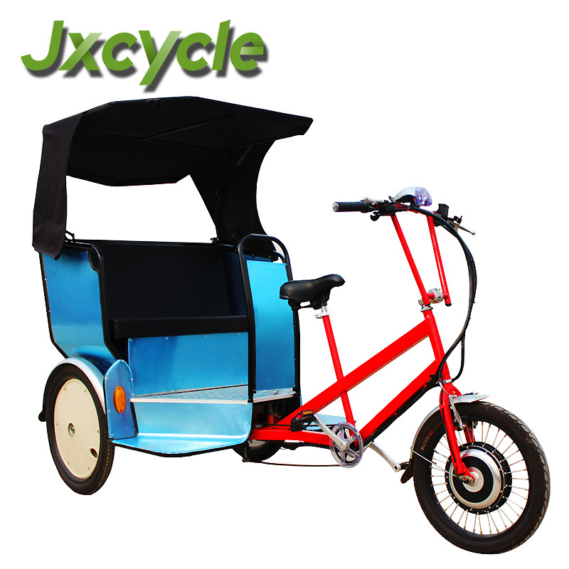 pedicab rickshaw electric 3 wheel taxi bike for passengers