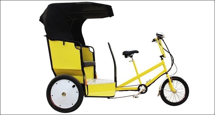 3 wheels electric tricycle pedicab rickshaw taxi bike