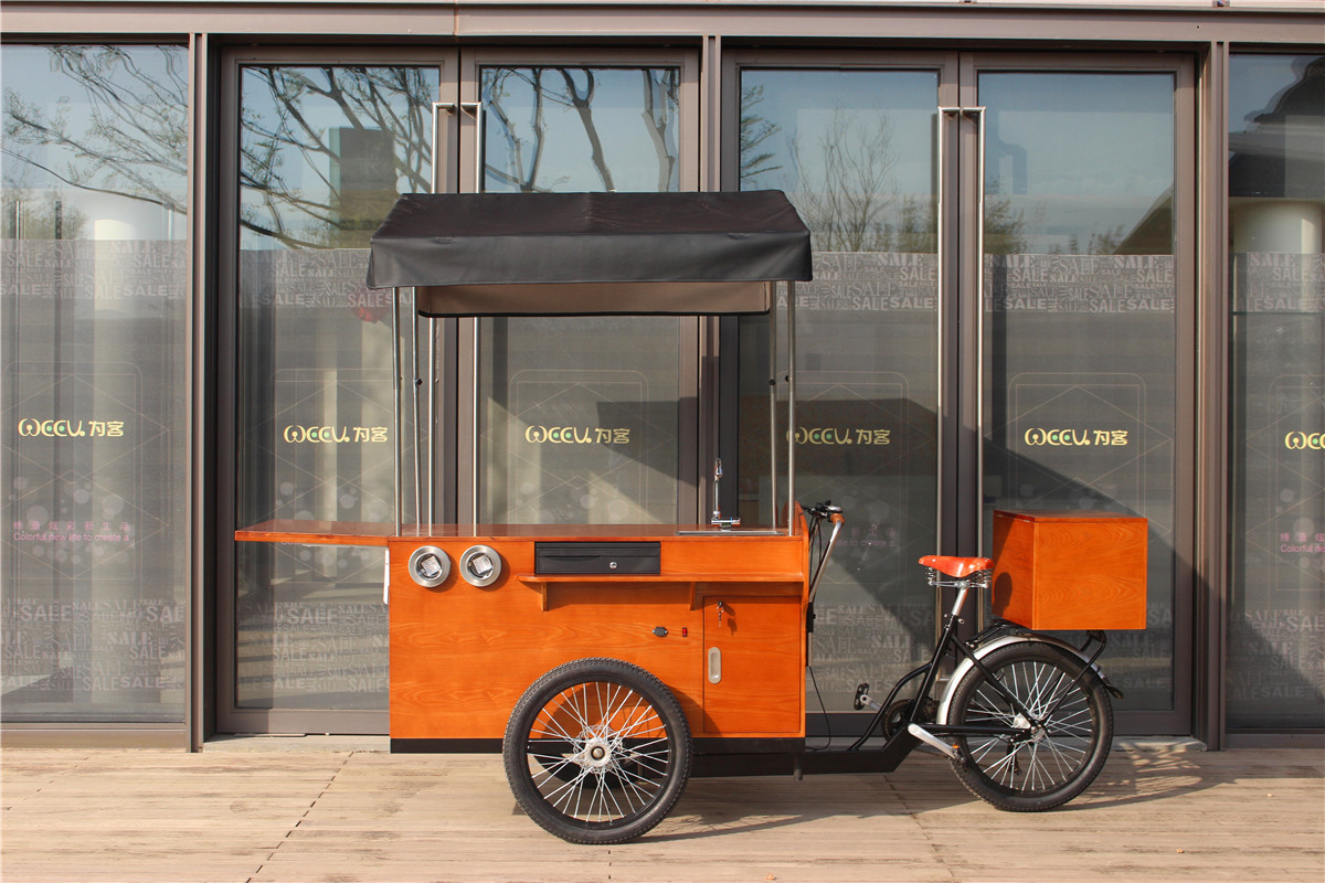 Commercial Food Bicycle cart hot dog bike/Coffee Vending Cart/Coffee Bike