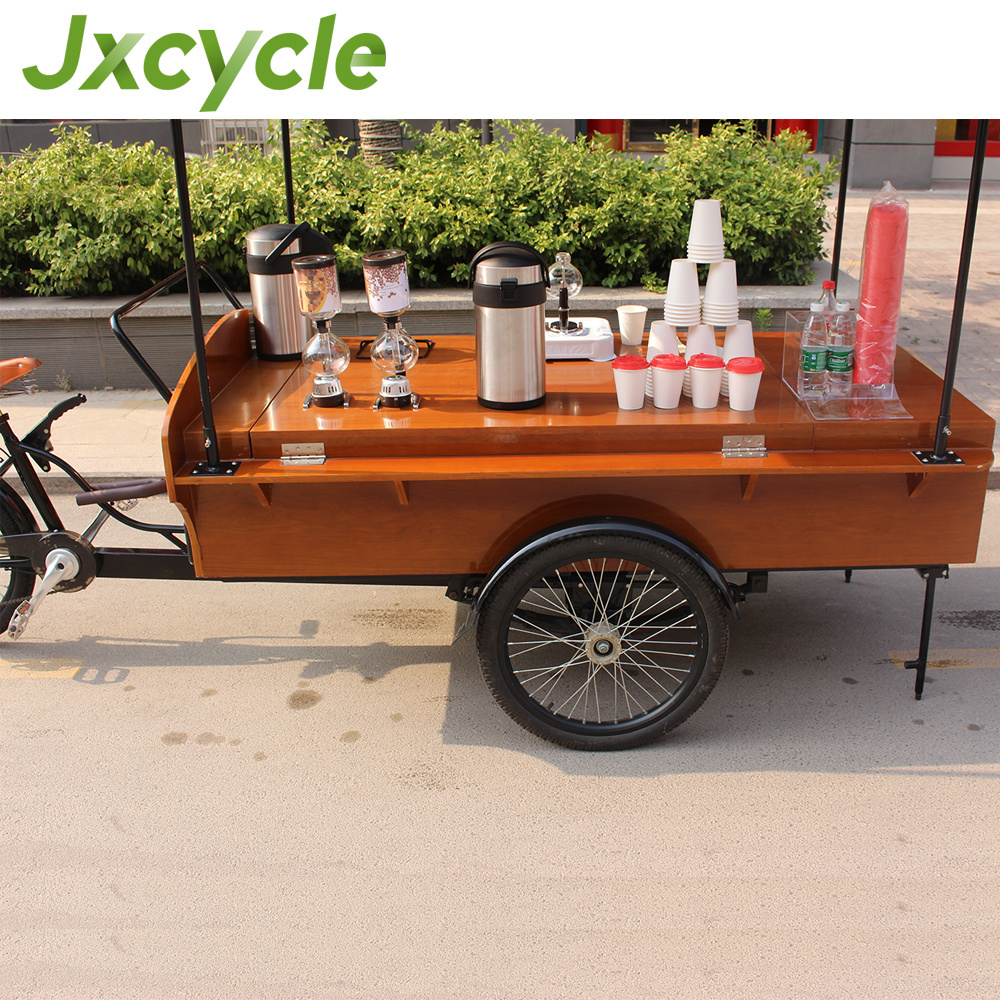 outdoor tricycle snack selling cart milk/ bread pop corn food truck