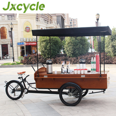 outdoor tricycle snack selling cart milk/ bread pop corn food truck