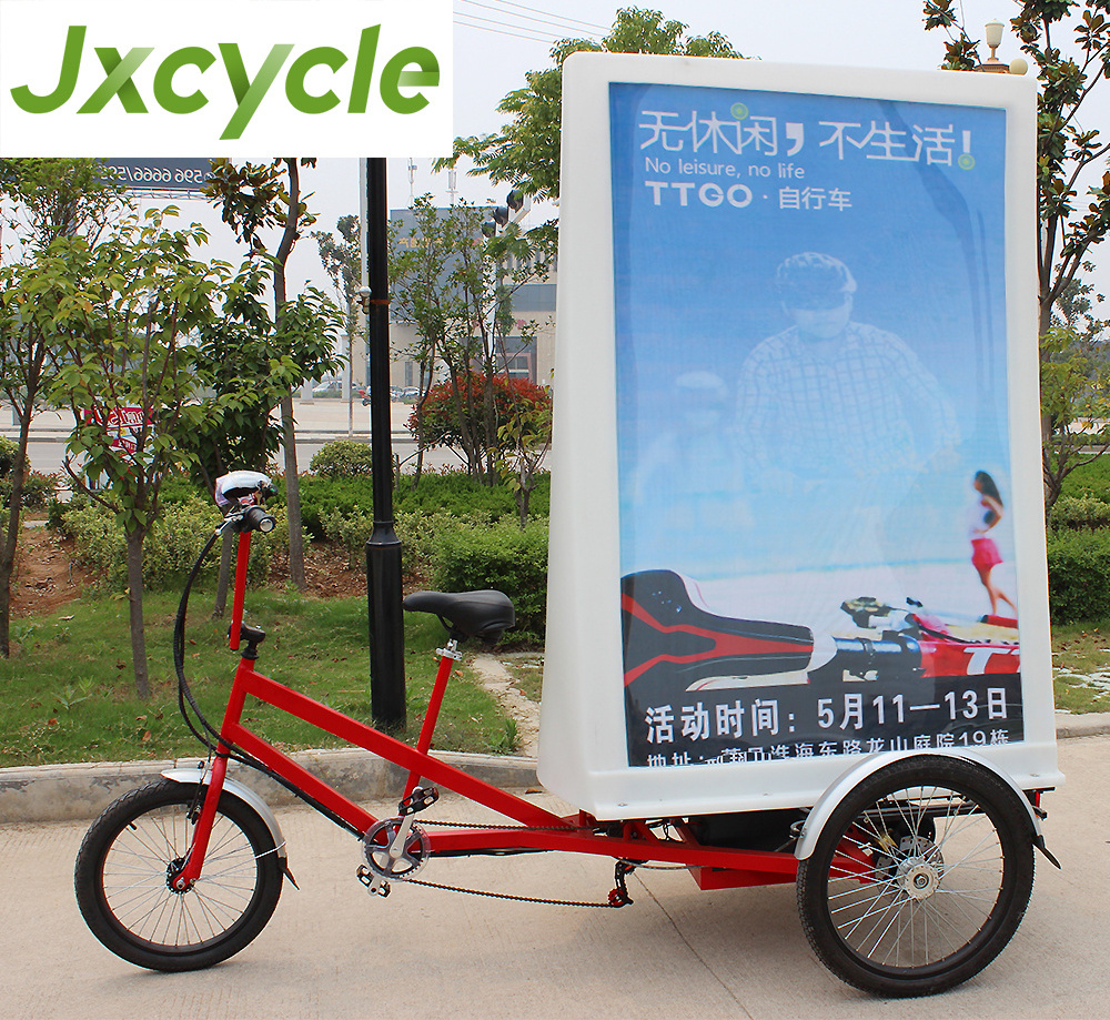 Led advertising bike street advertising tricycle bicycle for advertisement