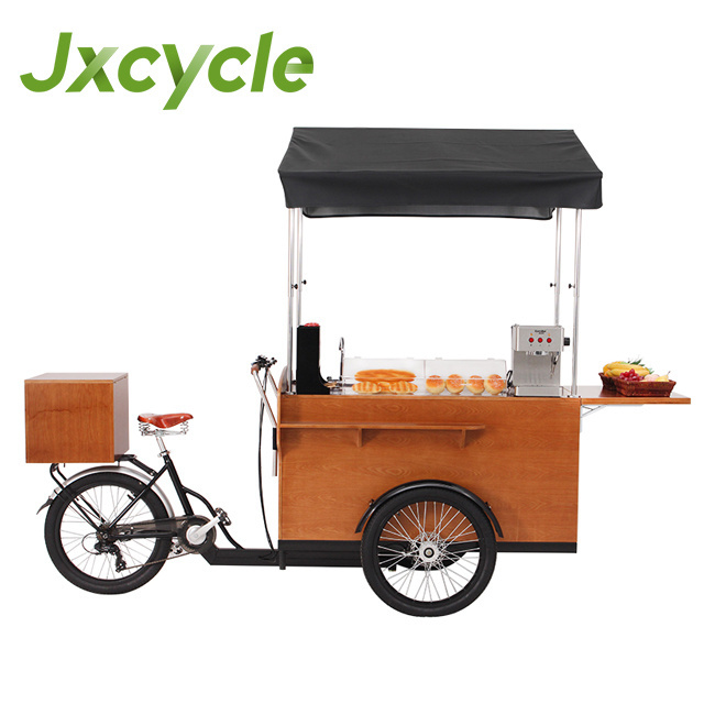 Three wheel CE approved Classic coffee bike mobile coffee cart For Street Business