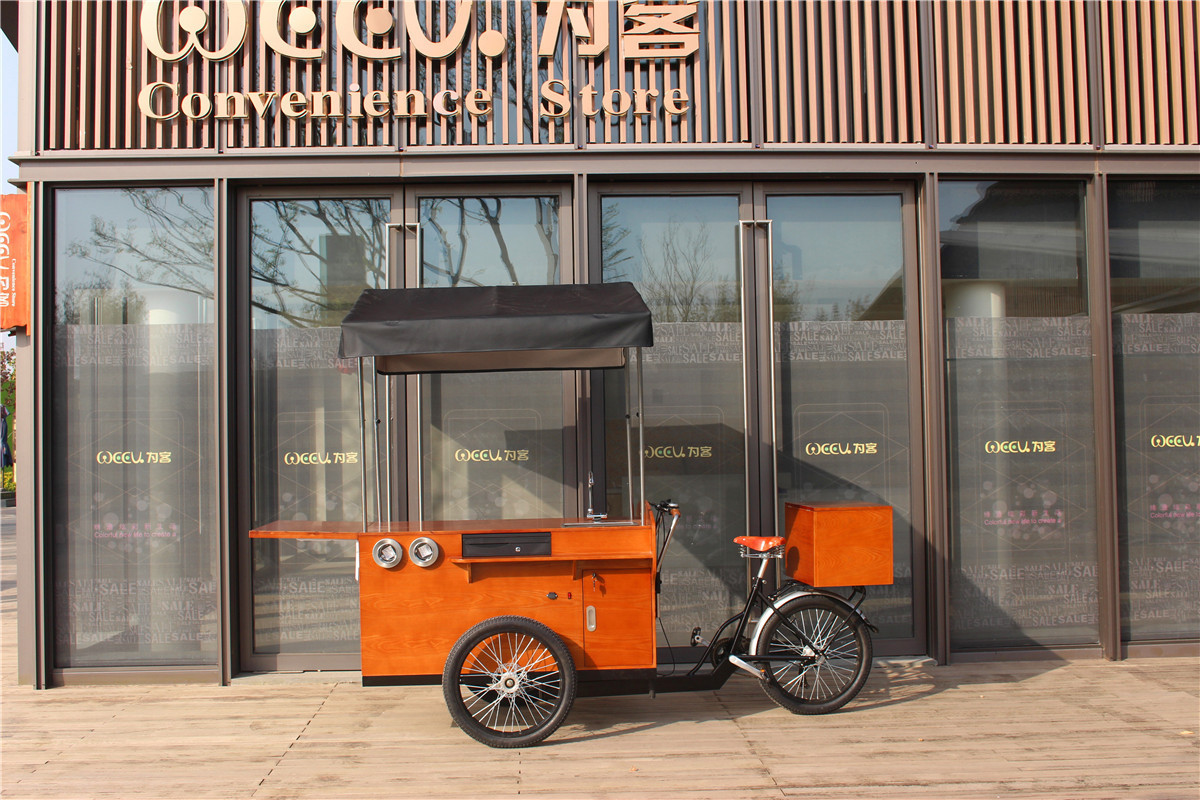 Commercial Food Bicycle cart hot dog bike/Coffee Vending Cart/Coffee Bike