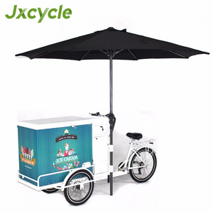 Jxcycle New Design Ice Cream Solar Bike With battery freezer