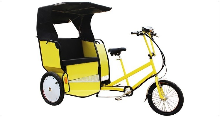 3 wheels electric tricycle pedicab rickshaw taxi bike