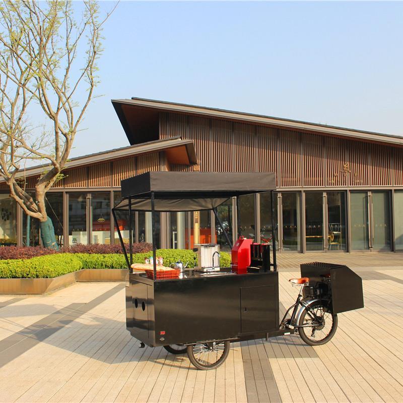 Electric bike fast food tricycle cart 500w multi-function electric bike