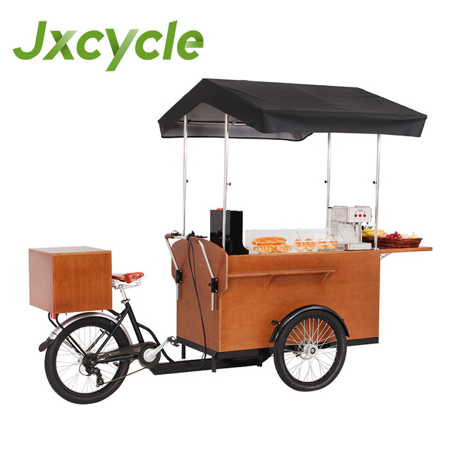 Three wheel CE approved Classic coffee bike mobile coffee cart For Street Business