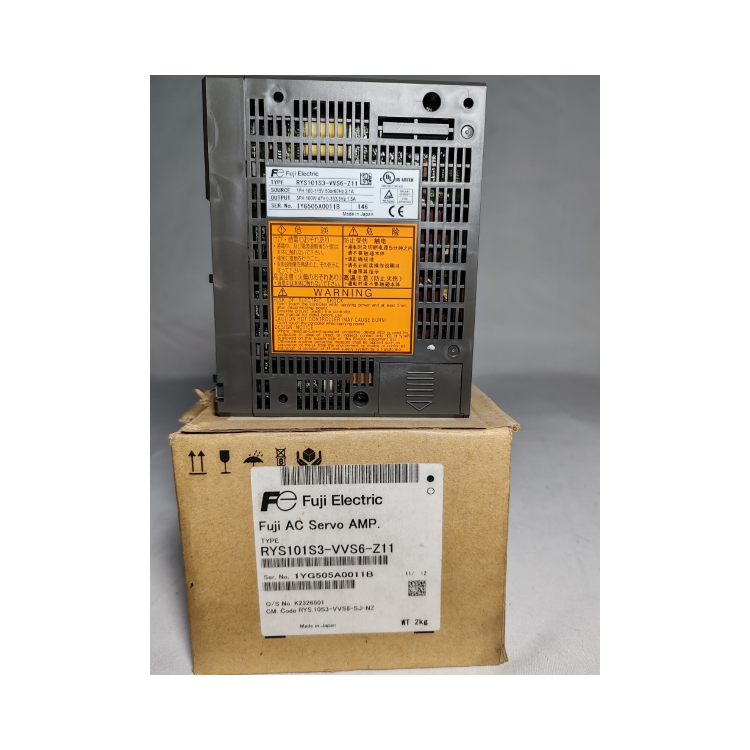 Fuji AC Servo PLC for RYS101S3-VVS6-Z11 quote by letter