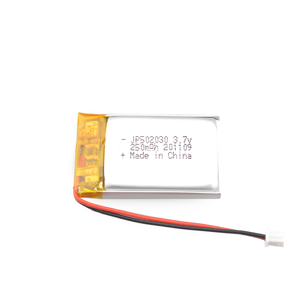 Best sales rechargeable 5v li polymer batteries 502030 250mAh for electronic product with ce