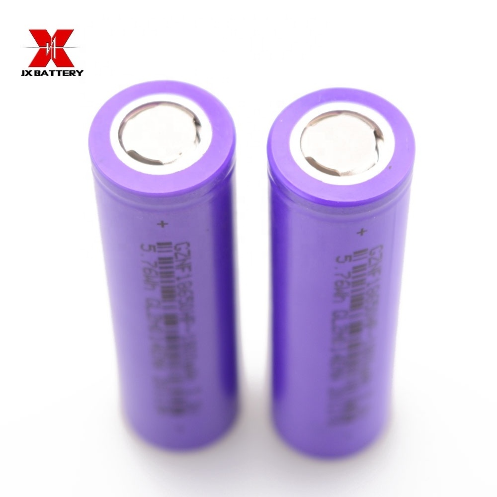 3.2V 18650 battery rechargeable cylindrical LiFePo4 battery 1800mAh