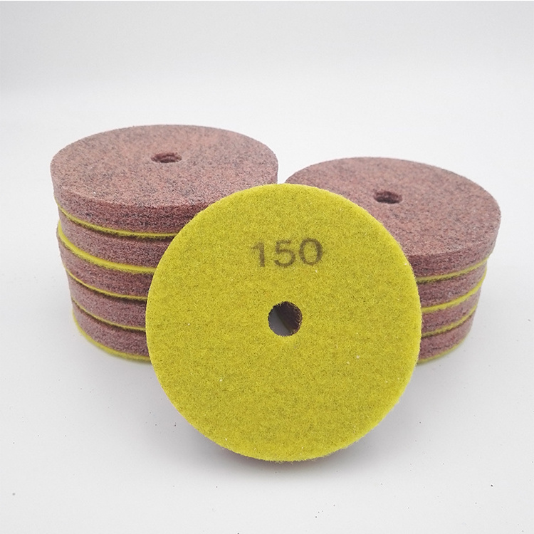 100MM Polish pads 3 inch foam sponge polishing pad sponge suitable for softer stones marble sandstone jade cream-colored stone