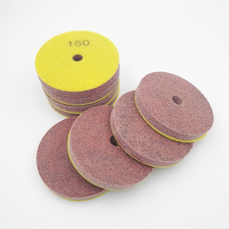 100MM Polish pads 3 inch foam sponge polishing pad sponge suitable for softer stones marble sandstone jade cream-colored stone