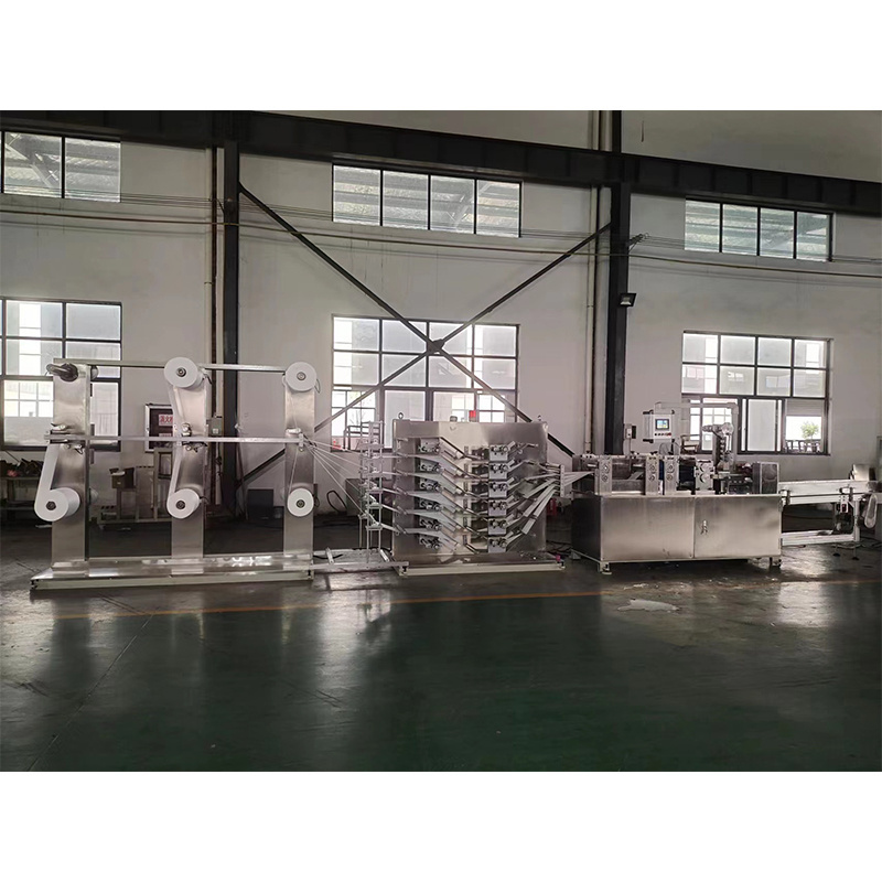 Automatic Wet Dry Floor Mop Face Towel Folding Machine Disposable Non woven Cotton Towel Production Line