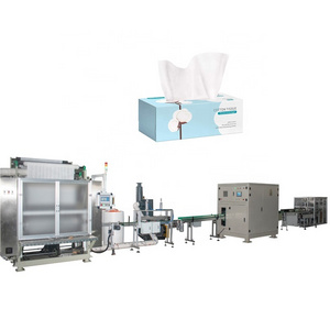 Full Auto High Production V Fold Facial Cotton Tissue Paper Towel Making Machine Soft Hand Towel Paper Making Machine