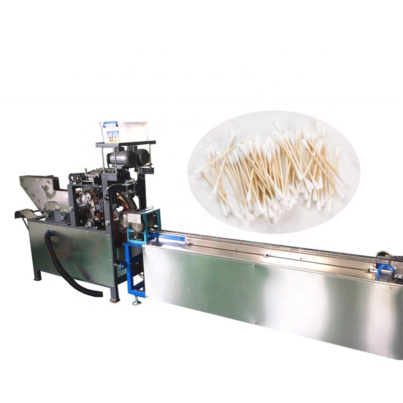 Baby Care Automatic Cotton Bud Production Machine /medical ear cleaning stick cotton gauze bud swab making packing machine