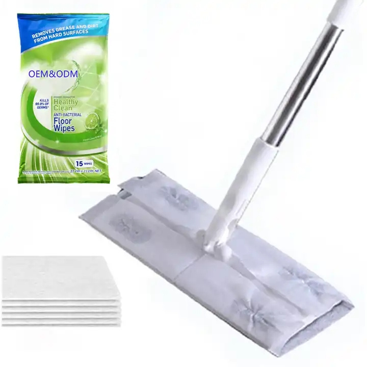 Cleaning Wipers Floor Cleaning Disposable Microfiber Mop Refill Floor Mops With Disposable Wipers Making Machine