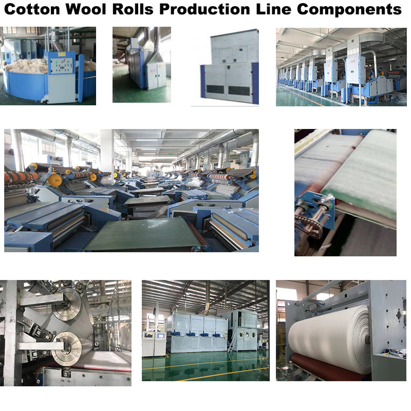 Cotton Carding Machine Bale Opener Cotton Raw Material Production Line for Cotton Yarn/ Medical Swab Making