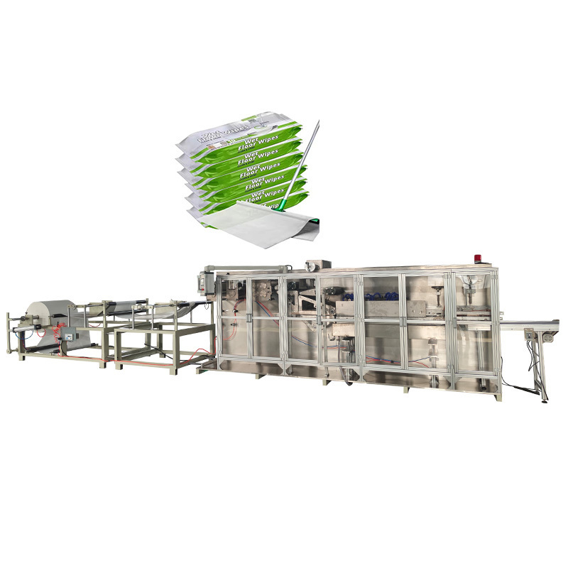 High speed Disposable Wet And Dry Cleaning Floor wiper  Deep clean dust collect wiper Making Machine hot sales