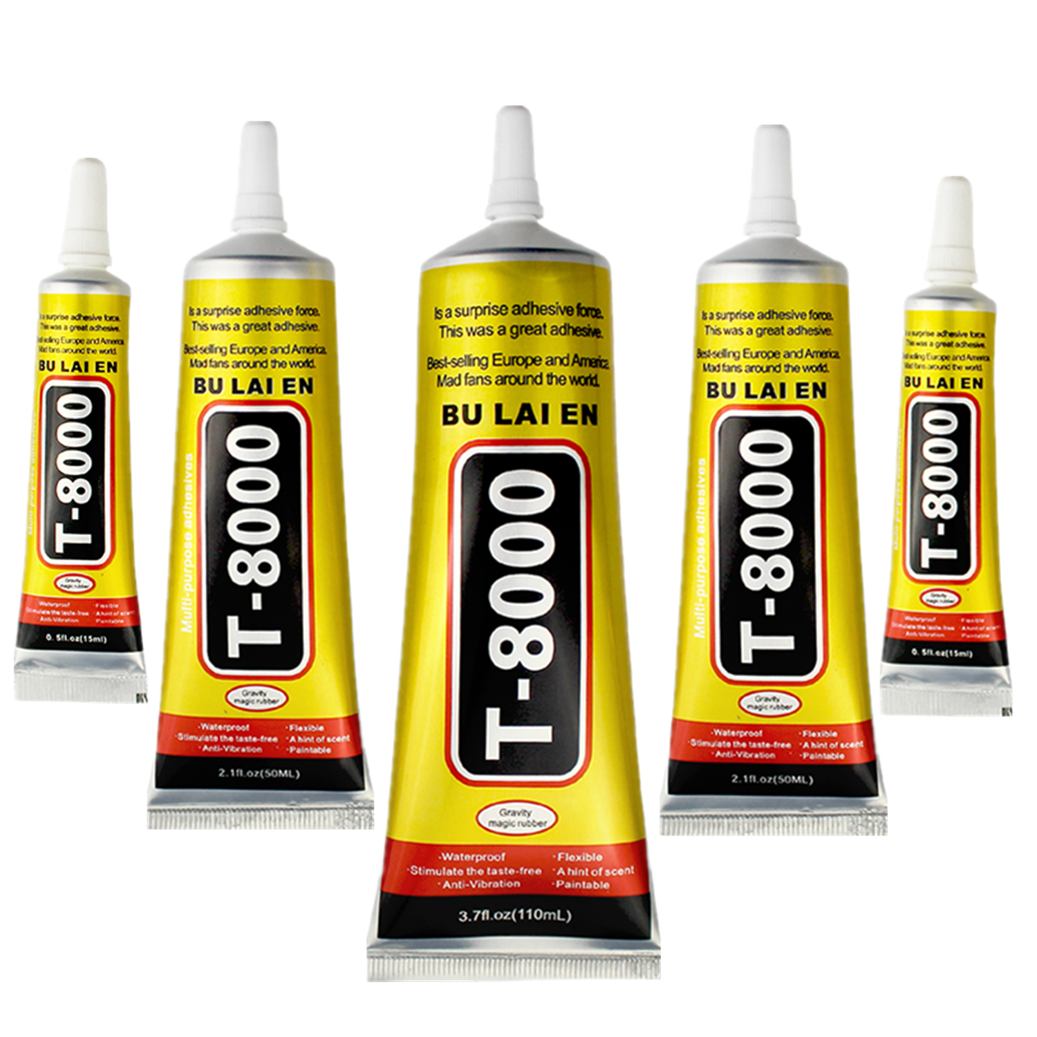 T8000 110ml Multi-purpose  Black Glue For Repair the Phone Screen