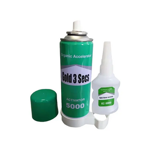 MDF Kit-200ml + 25ml High Viscosity-Cyanoacrylate Adhesive Super Glue for Wood with Spray Activator for Transportation Use