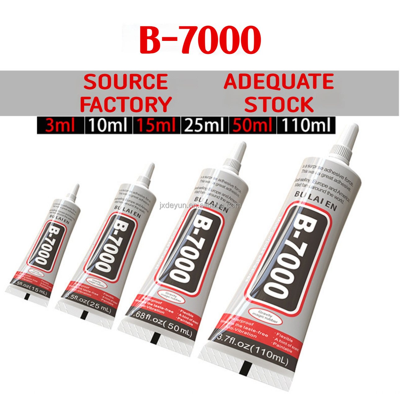 BU Lai En 110ml Hot Sale B-7000 Strong Adhesive Transparent Liquid Glue Multi-purpose B-7000 Glue Super Glue for DIy Craft