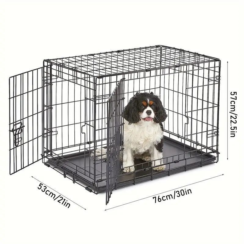 Hot sale exporting 36 inch High Quality portable iron wire pet dog cage maker dog crate