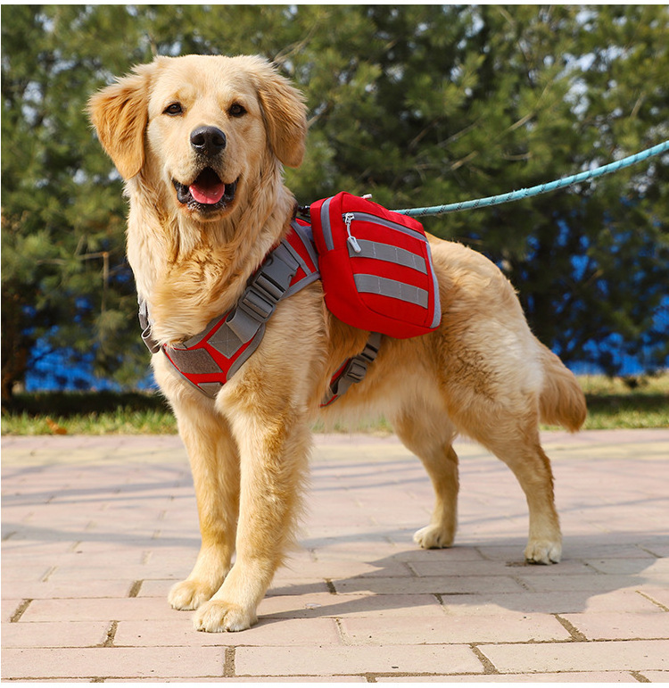 New Pet Supplies Training Dog's Own Backpack Sturdy And Durable Pet Dog Travel Bag