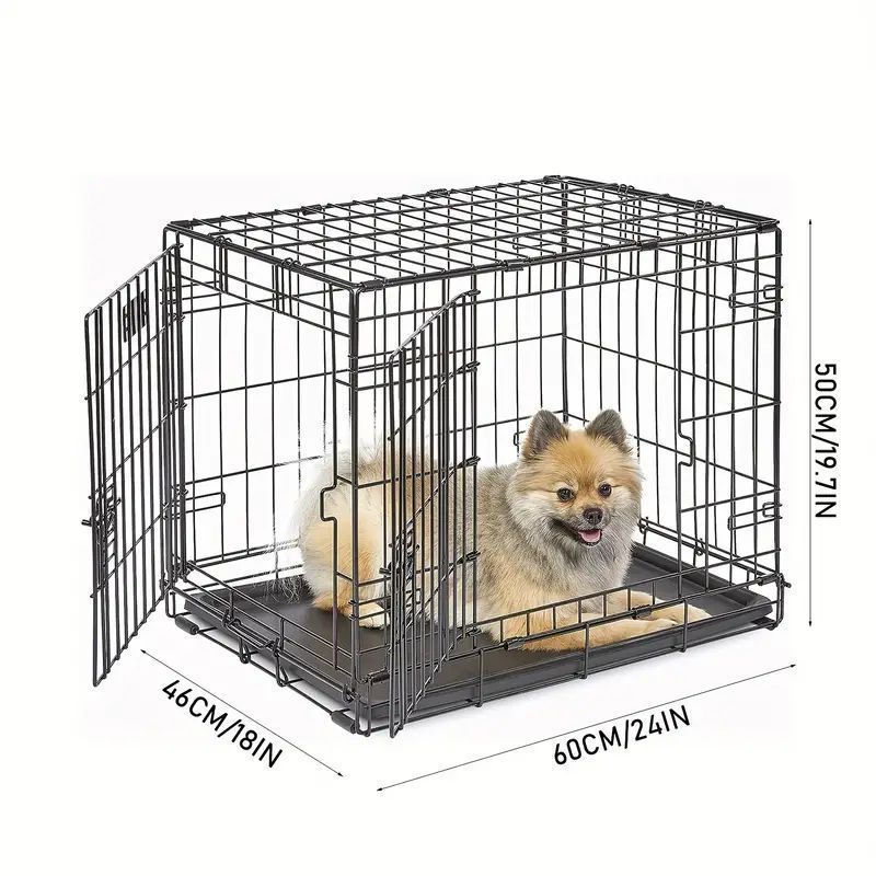 Hot sale exporting 36 inch High Quality portable iron wire pet dog cage maker dog crate