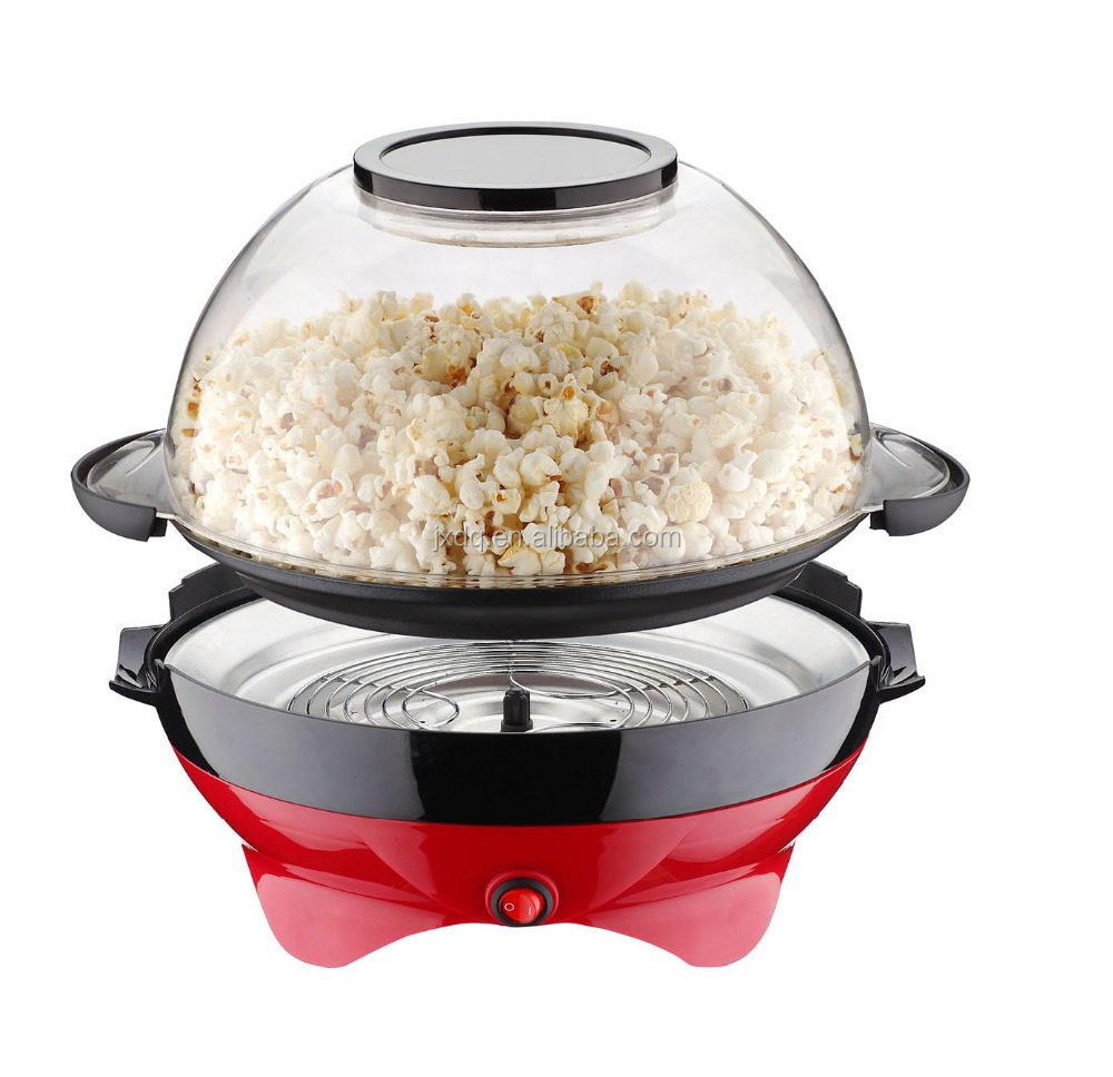 Oem Round Popcorn Popping Machine 800w Pop Corn Making Machine marshmallow machine