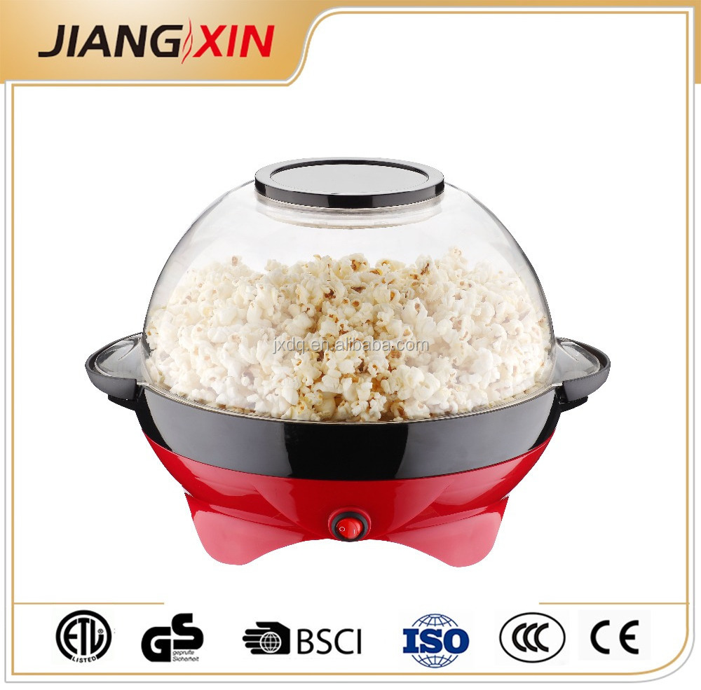 Oem Round Popcorn Popping Machine 800w Pop Corn Making Machine marshmallow machine