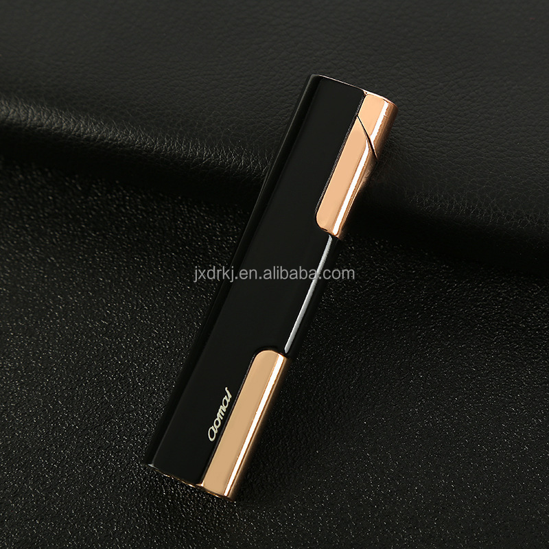 BROAD Bd265b creative wind proof green flame lighter metal gas cigarette lighter outdoor cigarette set wholesale