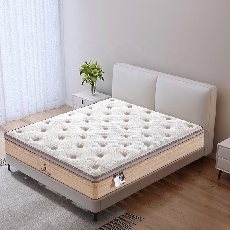 12 inch pillow top puffy mattress wholesale customized size queen size ,twin size mattress sleep well mattress