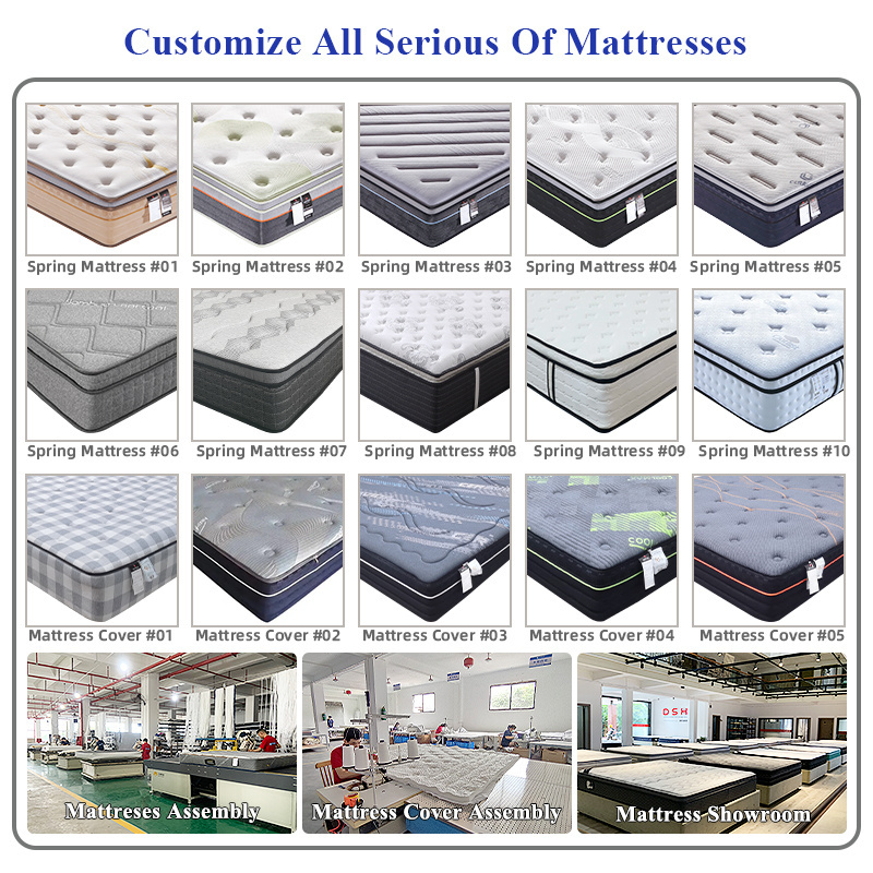 Orthopedic Foam Customized Mattress Full King Size Roll Up Mattress Good Quality Cheap Box Spring Mattress