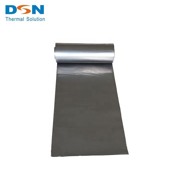 Thermal conductivity pure flexible grafoil reinforced graphite sheet