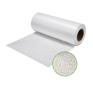 Hot Sale Clear 100% Compostable Biodegradable bopp thermal lamination film roll pouches a4 plastic film