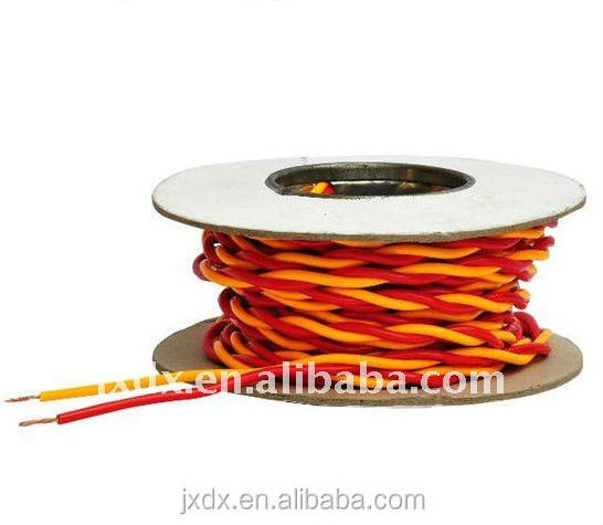 PVC insulated twin flat wire Twisted pair Electric cable wire