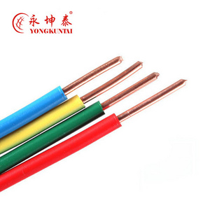 solid single core conductor copper wire PVC insulated 1x 2.5mm rigid electric wire