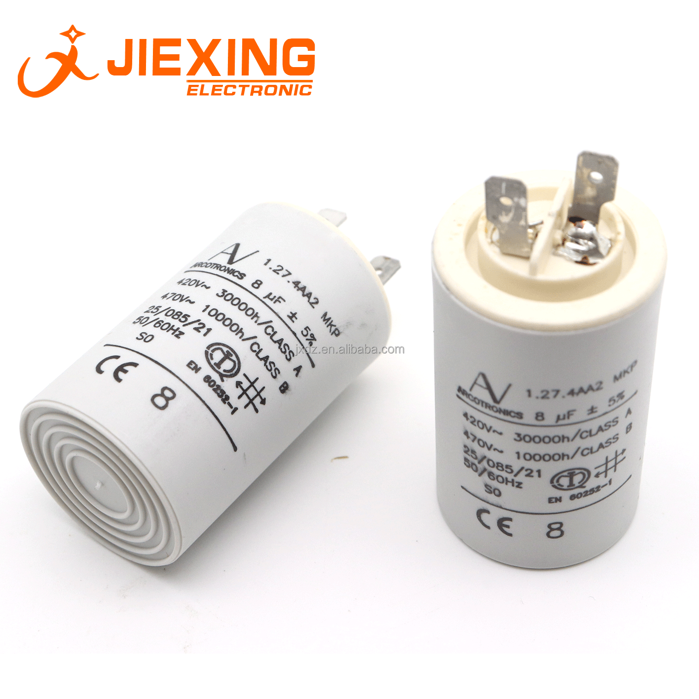 AV Arcotronics MKP 8UF 8MFD 420V 470V 1.27.4AA2 Start Capacitor New and Original Motor Run Film Capacitors