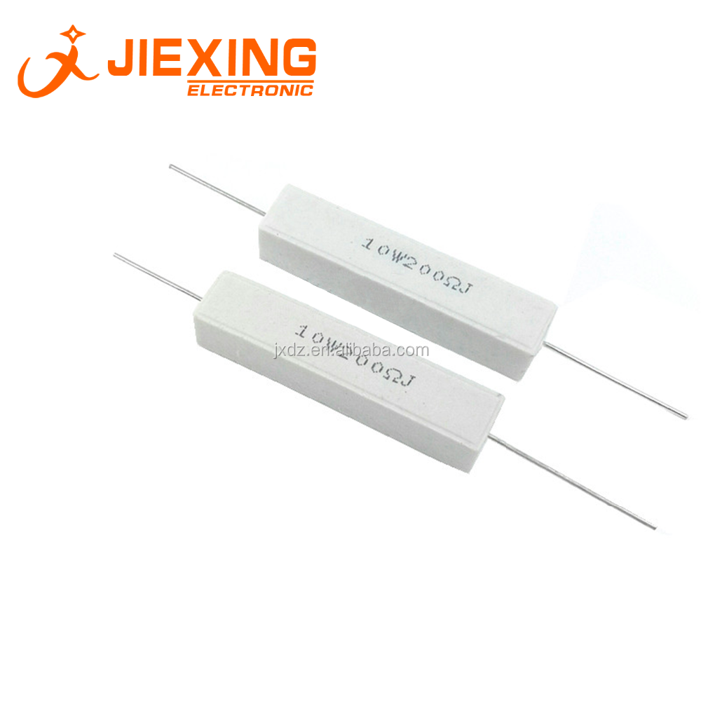 Cement Resistor 10W 10 ohm 10R 10 Watts 10W10RJ Axial Type