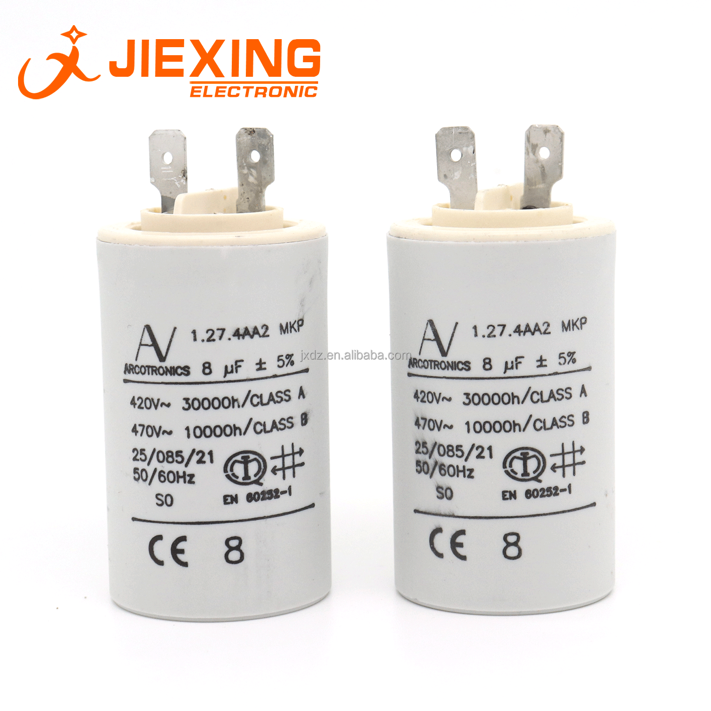 AV Arcotronics MKP 8UF 8MFD 420V 470V 1.27.4AA2 Start Capacitor New and Original Motor Run Film Capacitors