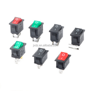 KCD1 Series Rocker Switch Button Switch Accessories 2/3/4/6 Pin 2 Pole Rocker Switch high quality