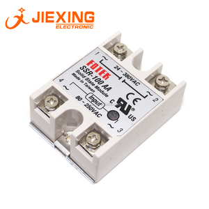 SSR-100AA 100A 80-250VAC Input 24-380VAC Output Single Phase AC to AC SSR Solid State Relay