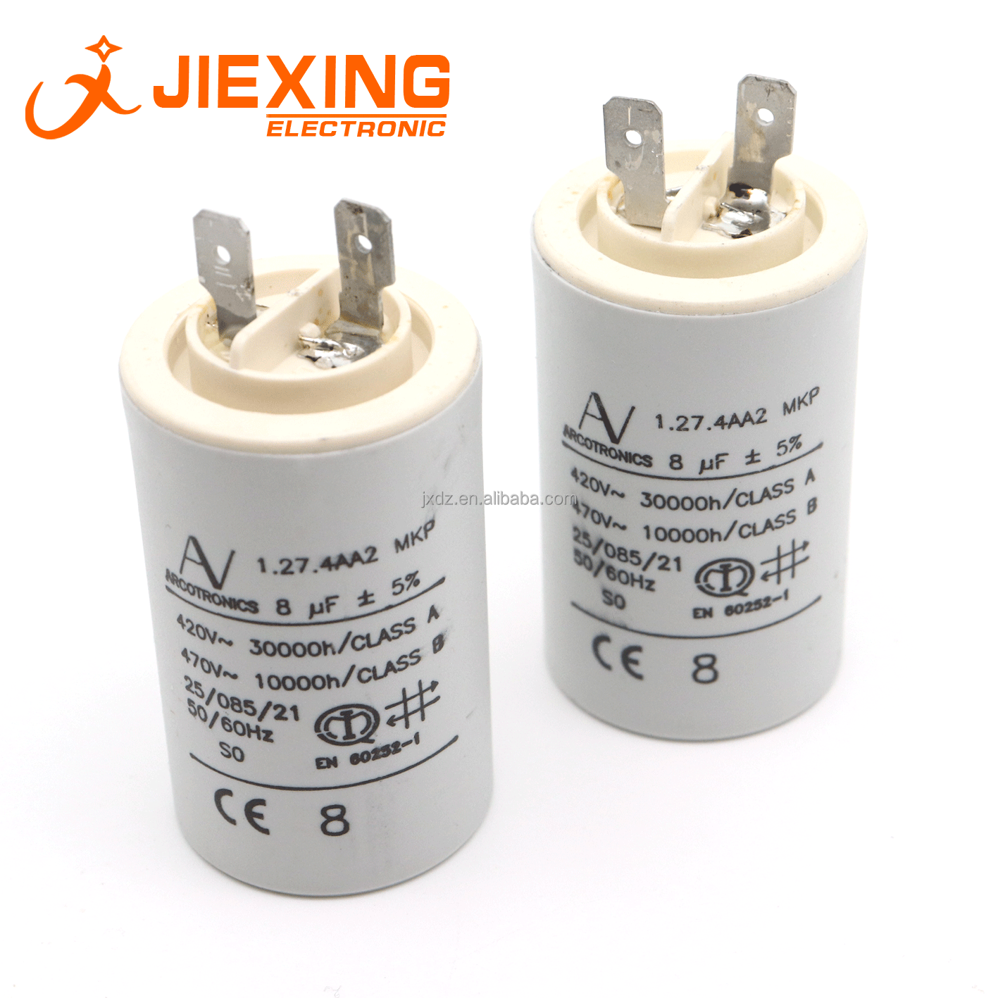 AV Arcotronics MKP 8UF 8MFD 420V 470V 1.27.4AA2 Start Capacitor New and Original Motor Run Film Capacitors