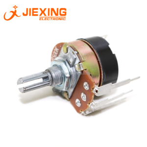 WH138-1 B5K / 10K / 20K / 50K / 100K / 250K / 500K with switch dimming speed potentiometer 24mm 3pin long pin PCB Mount 2 watts