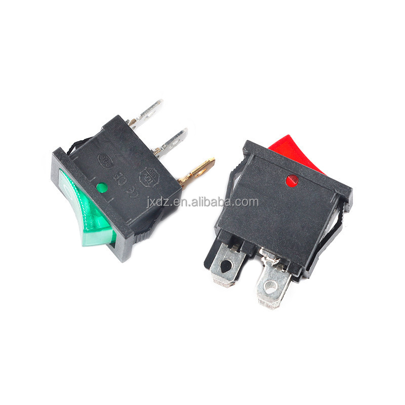 KCD1 Series Rocker Switch Button Switch Accessories 2/3/4/6 Pin 2 Pole Rocker Switch high quality